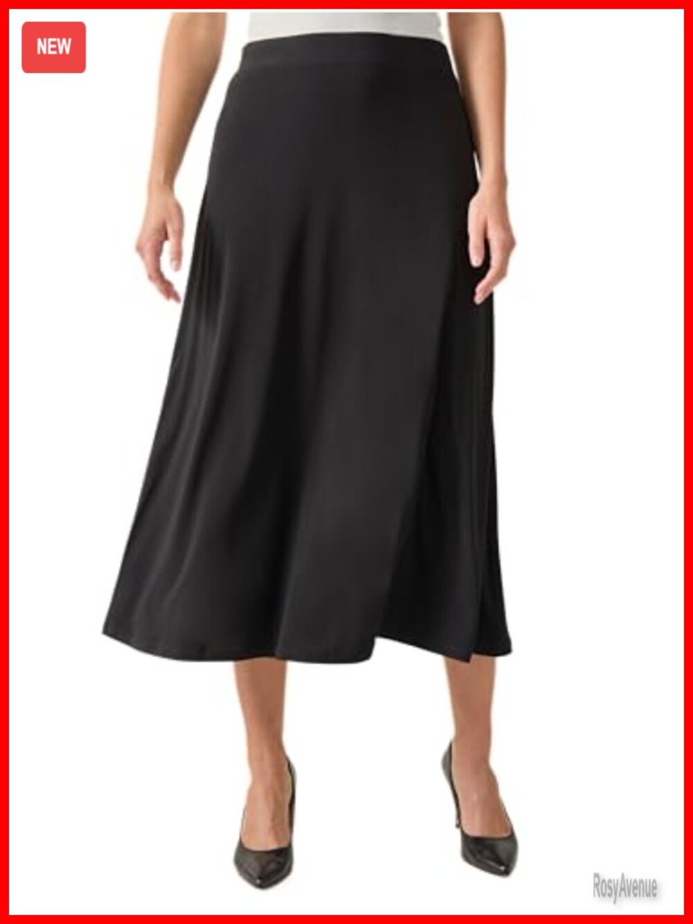 Pull On A-Line Maxi Skirt